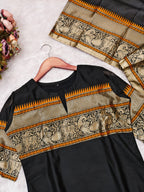 Cotton Elegant Straight 2 Piece Suit Set