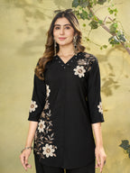 Designer Heavy Rayon Embroidered Co-Ord Set,