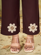 Designer Heavy Rayon Embroidered Co-Ord Set,
