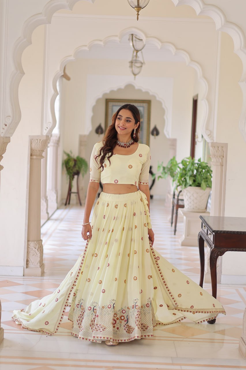 Lehenga Choli Set with Dupatta AND  Heavy Embroidered