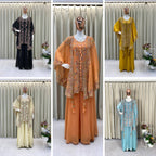 KURTA PLAZZO PAIR WITH SHRUGE IN SEQUENCE EMBROIDERY WORK