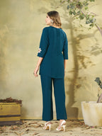 Designer Heavy Rayon Embroidered Co-Ord Set,
