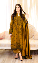 Party Wear Faux Georgette Embroidered Top Plazzo Dupatta Set