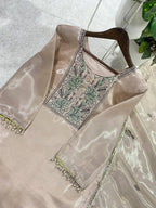 Embroidered Cut Work Suit Set for Women | Jimmy Choo Kurta Pant with Dupatta