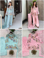 Farsi Salwar Suit Set for Women with Dupatta