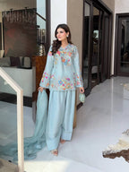 Farsi Salwar Suit Set for Women with Dupatta