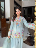 Farsi Salwar Suit Set for Women with Dupatta