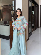 Farsi Salwar Suit Set for Women with Dupatta