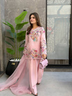 Farsi Salwar Suit Set for Women with Dupatta