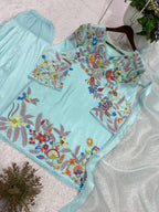 Farsi Salwar Suit Set for Women with Dupatta