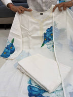 Special Lilan Cotton Printed Kurti Set with Pant & Dupatta