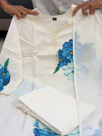 Special Lilan Cotton Printed Kurti Set with Pant & Dupatta