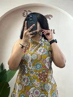 Summer Special Pure Cotton Printed Co-ord Set for Women | Sleeveless Kurti & Palazzo Set