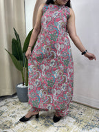Summer Special Pure Cotton Printed Co-ord Set for Women | Sleeveless Kurti & Palazzo Set