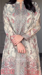Berry Silk Kurta Pant Dupatta Set for Women