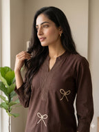 Premium Voile Cotton Kurta Palazzo Set