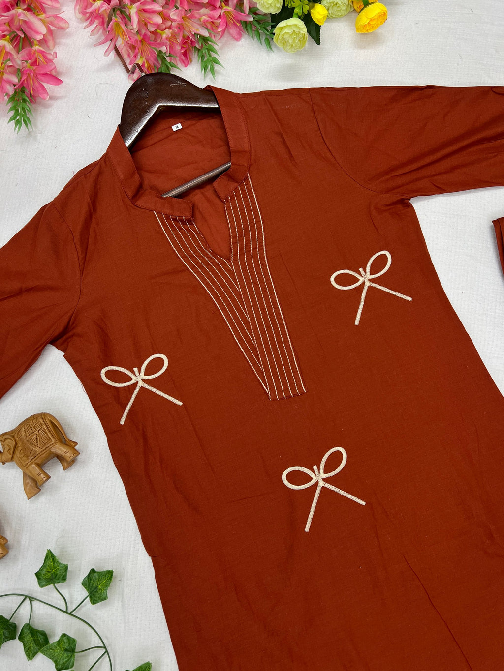 Premium Voile Cotton Kurta Palazzo Set