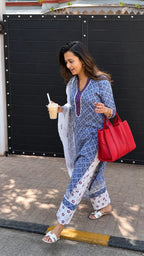 Lilan Kurti Set with Pant & Dupatta | Elegant Printed Ethnic Wear for Women | Casual & Office Wear Suit Set