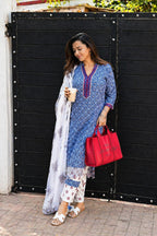 Lilan Kurti Set with Pant & Dupatta | Elegant Printed Ethnic Wear for Women | Casual & Office Wear Suit Set