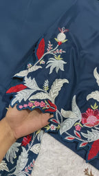 Co-Ord Set with Elegant Embroidery & Cut Work