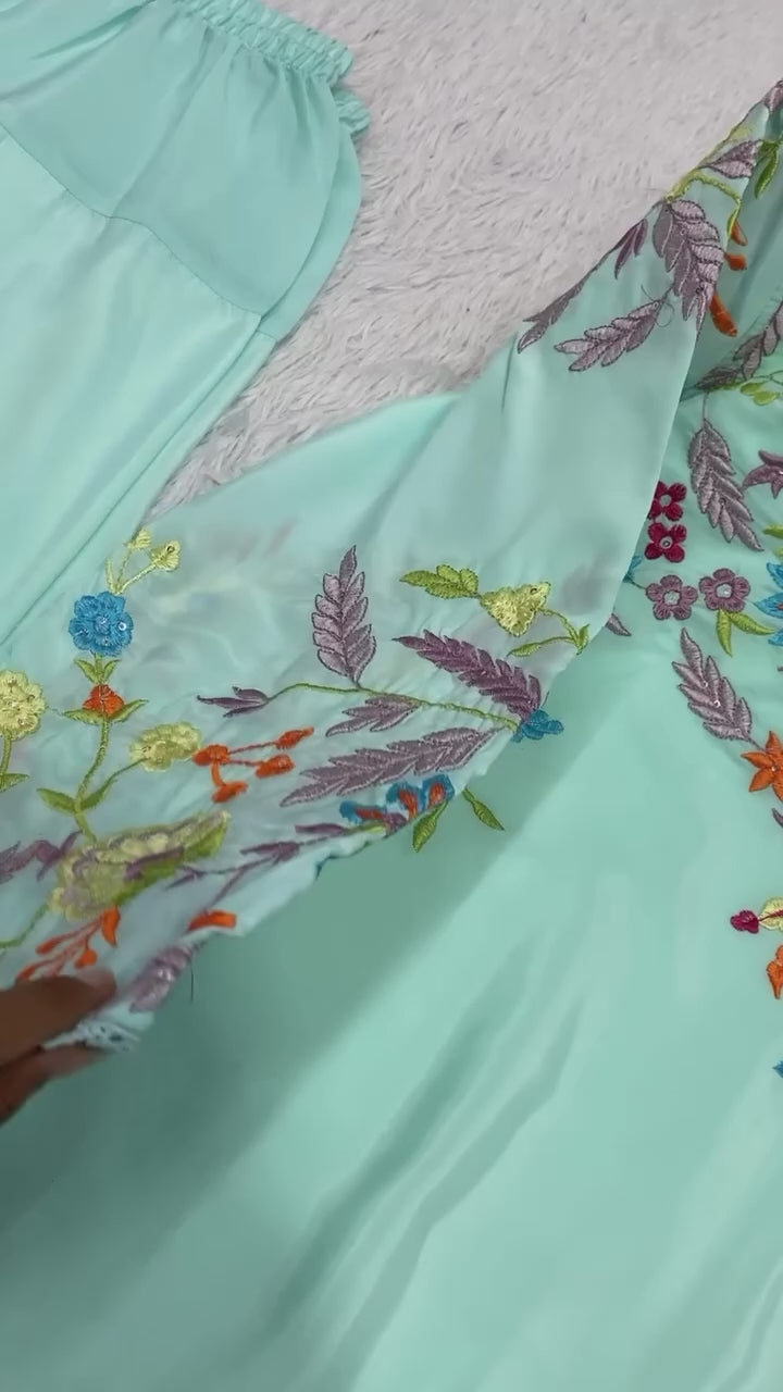 Farsi Salwar Suit Set for Women with Dupatta