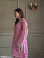 Farshi Salwar Set with Silk Kurta & Dupatta